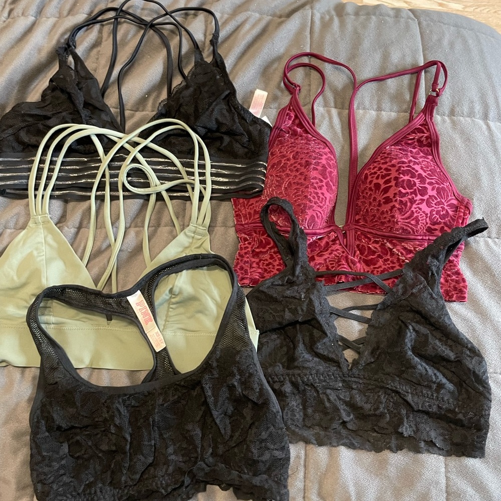 Victoria’s Secret Pink Bralette Bundle